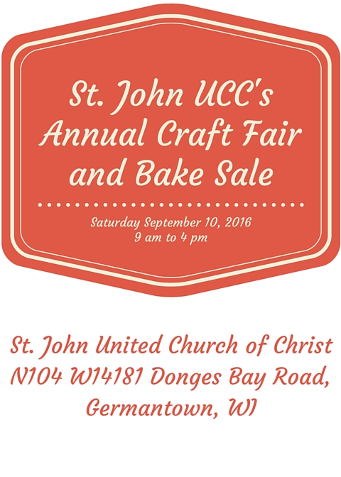 St John UCC Fall Arts and Crafts Fair
