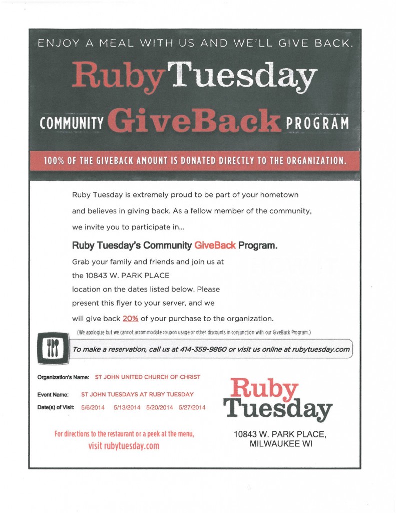 ruby tuesday